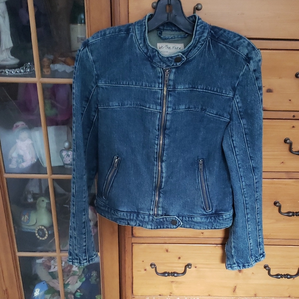 We The Free Dark Blue Jean Jacket